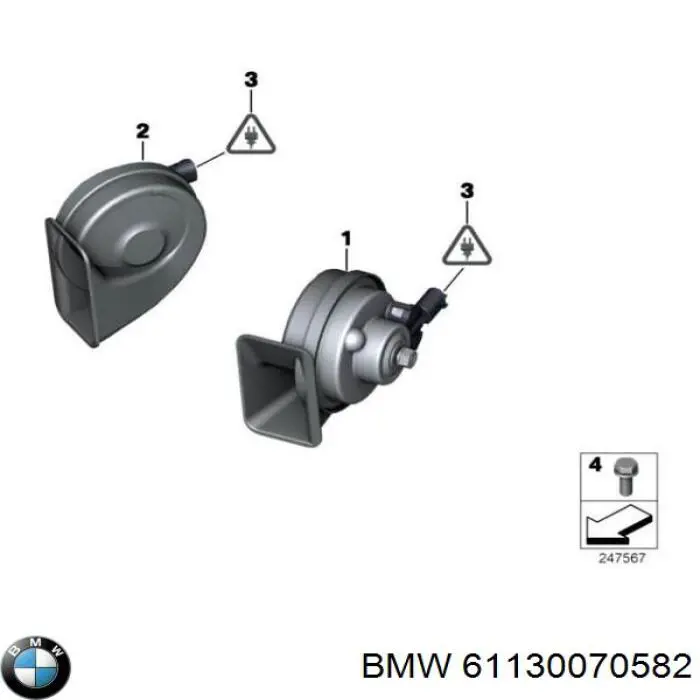 61130070582 BMW 
