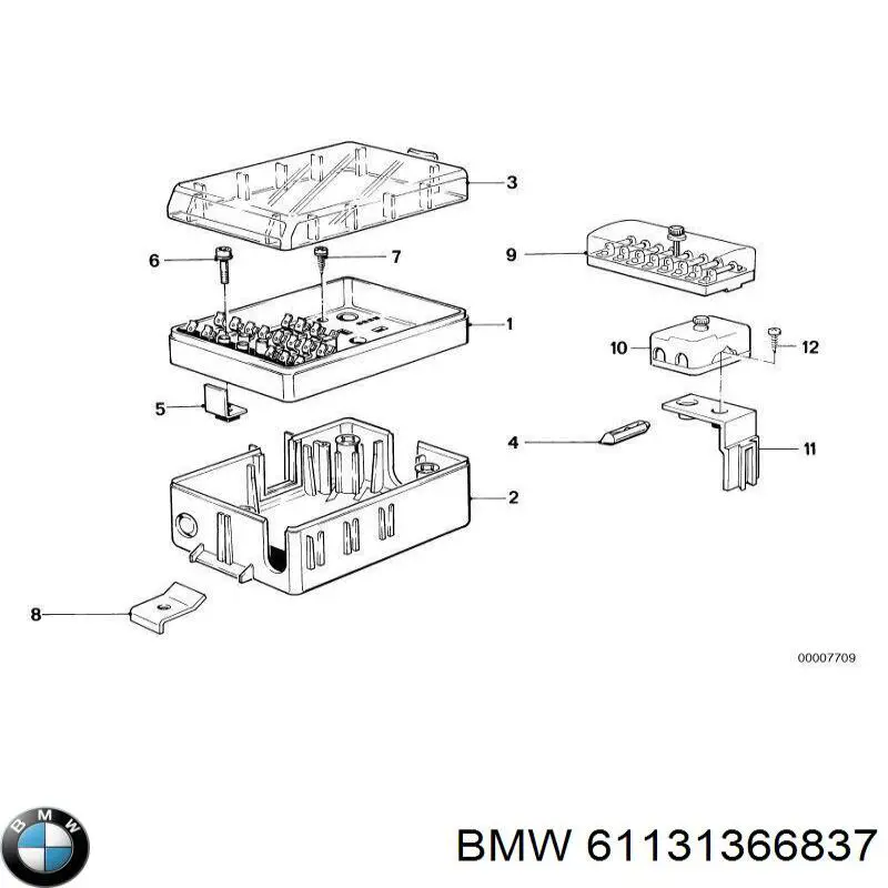 Кришка / пробка розширювального бачка BMW 61131366837 ціна, від 67.42 USD