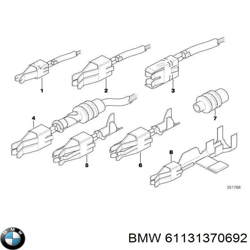  BMW 61131370692 ціна, від 1.84 USD