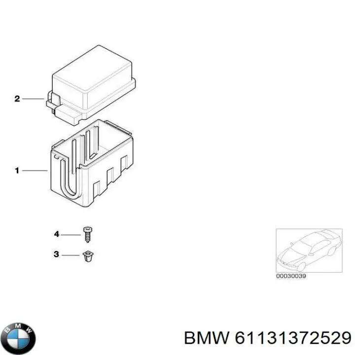Запобіжник 61131372529 BMW