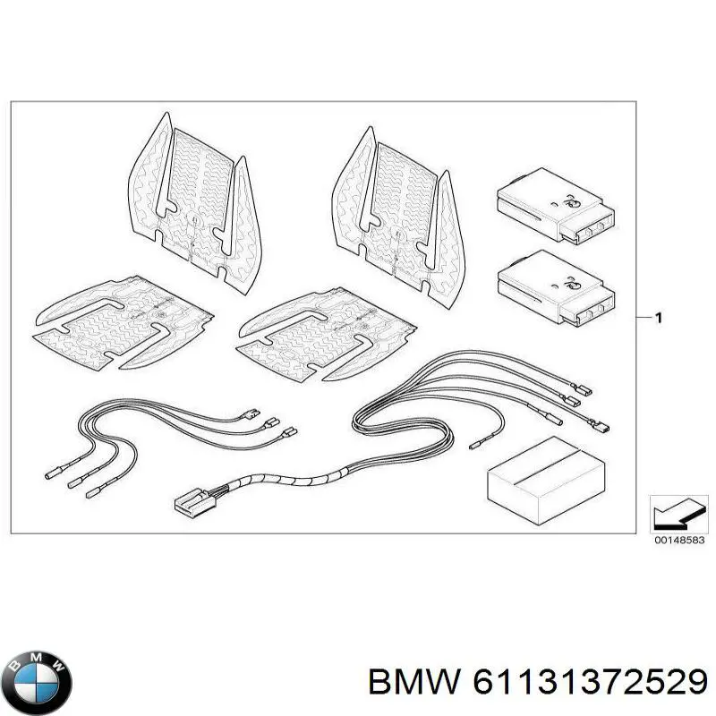 Запобіжники (електричних ланцюгів) BMW 61131372529