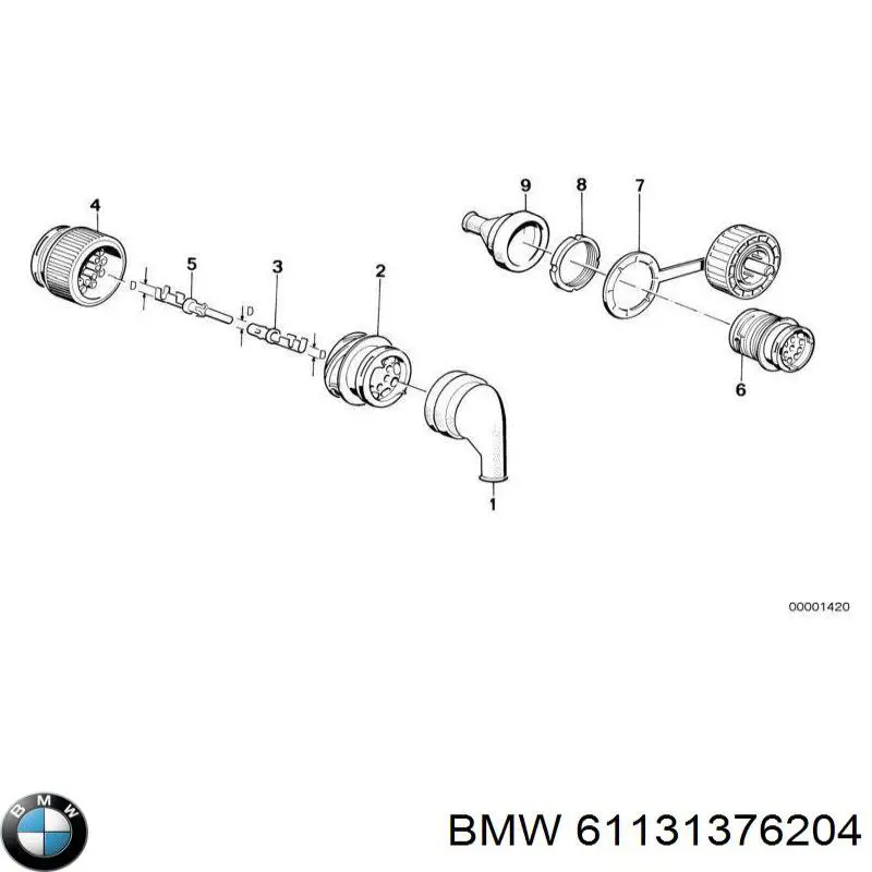 61131376204 BMW 