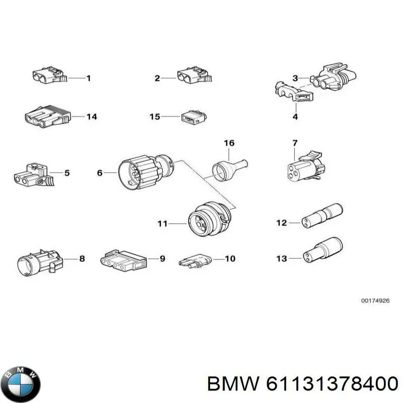 61131378400 BMW 