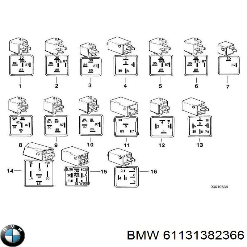 61131382366 BMW 