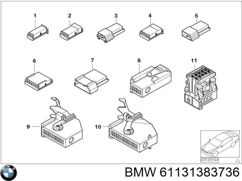 Купити 61131383736 BMW 