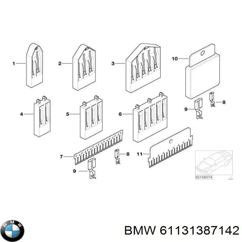  BMW 61131387142 ціна, від 0.93 USD
