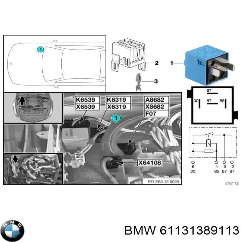  61131389113 BMW