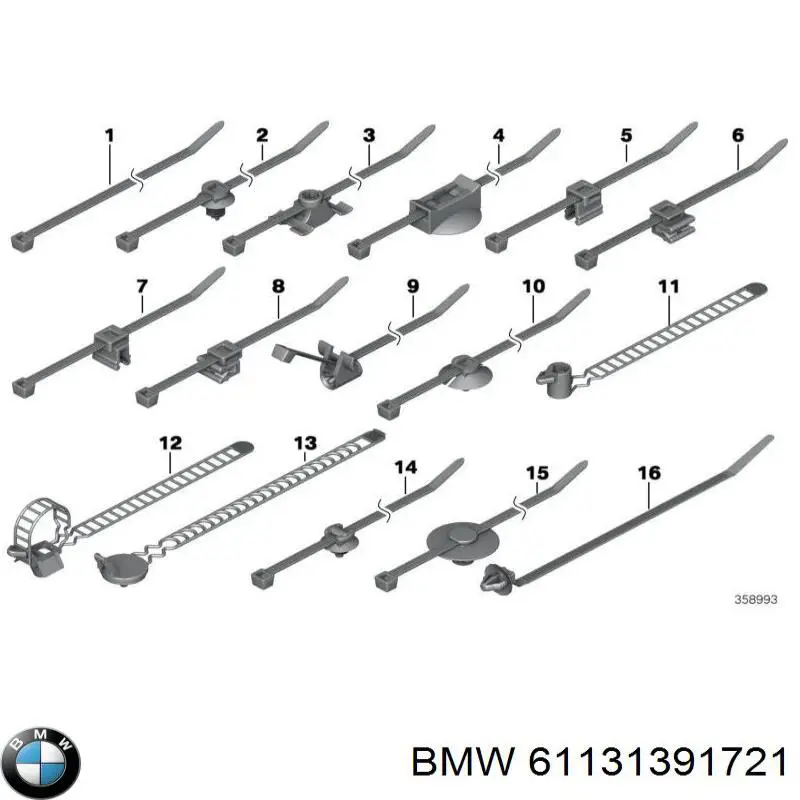 61131391721 BMW 
