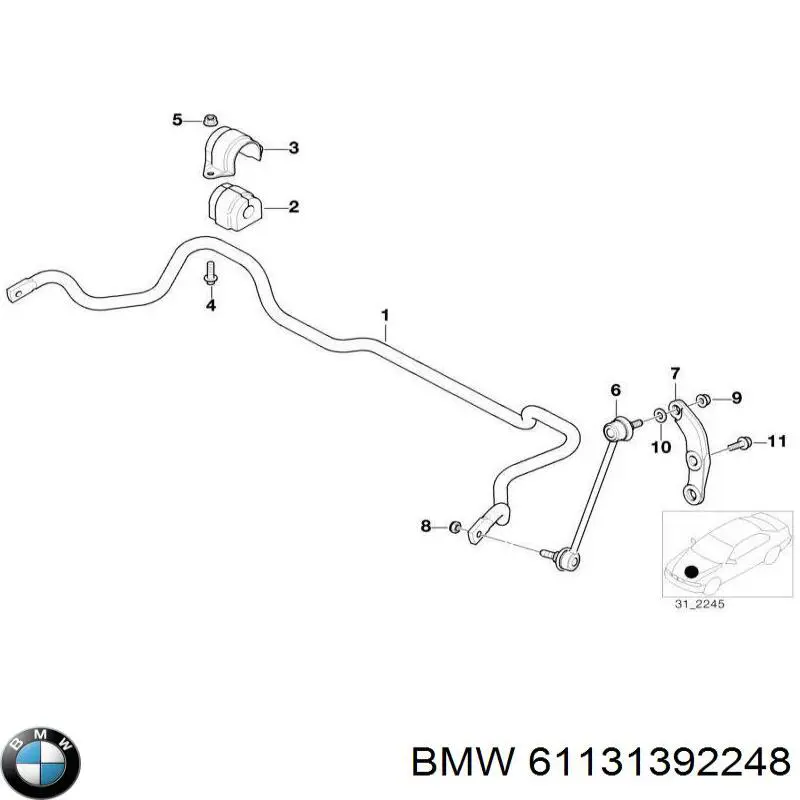 61131392248 BMW