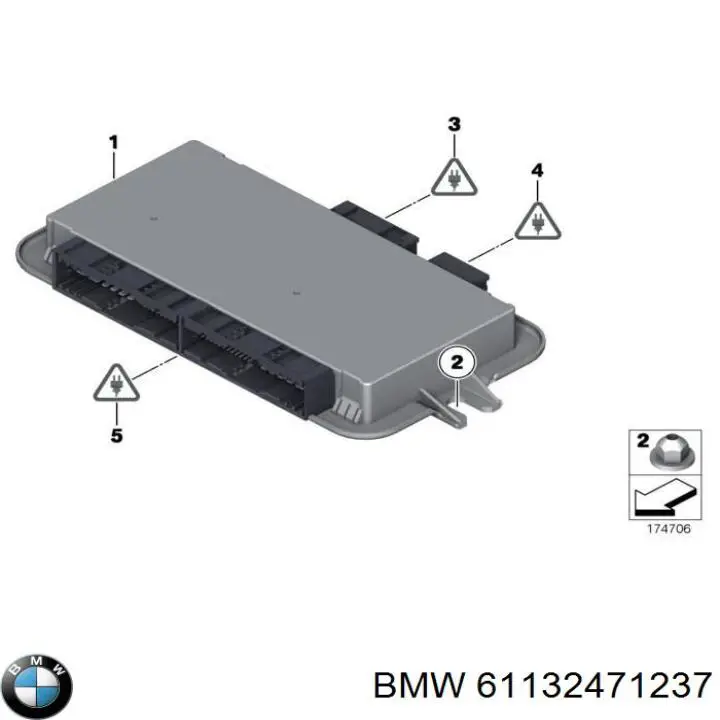 Пробка піддона двигуна 61132471237 BMW