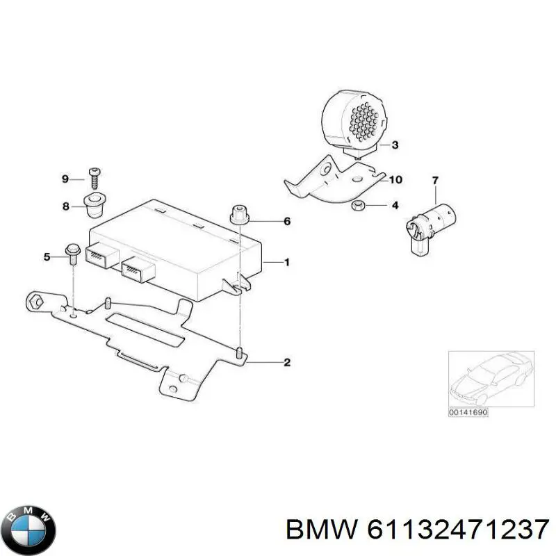 61132471237 BMW Пробка піддона двигуна