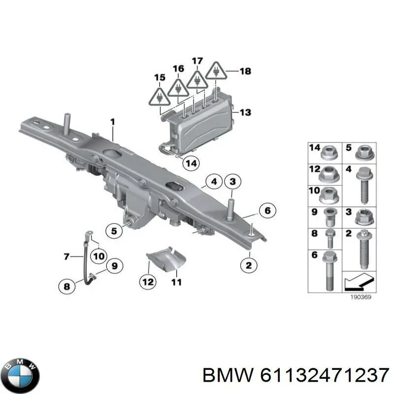 Купити 61138365906 BMW Пробка піддона двигуна