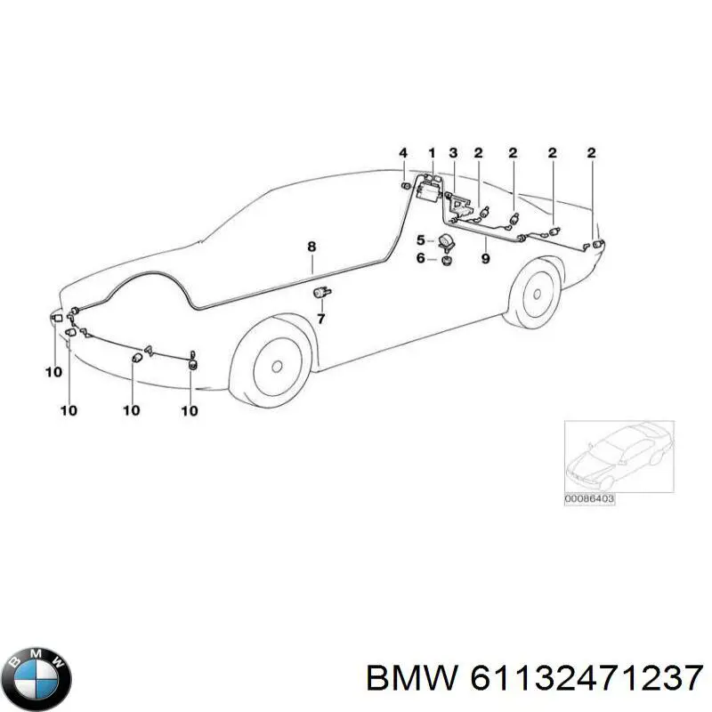 Купити 61132471237 BMW Пробка піддона двигуна