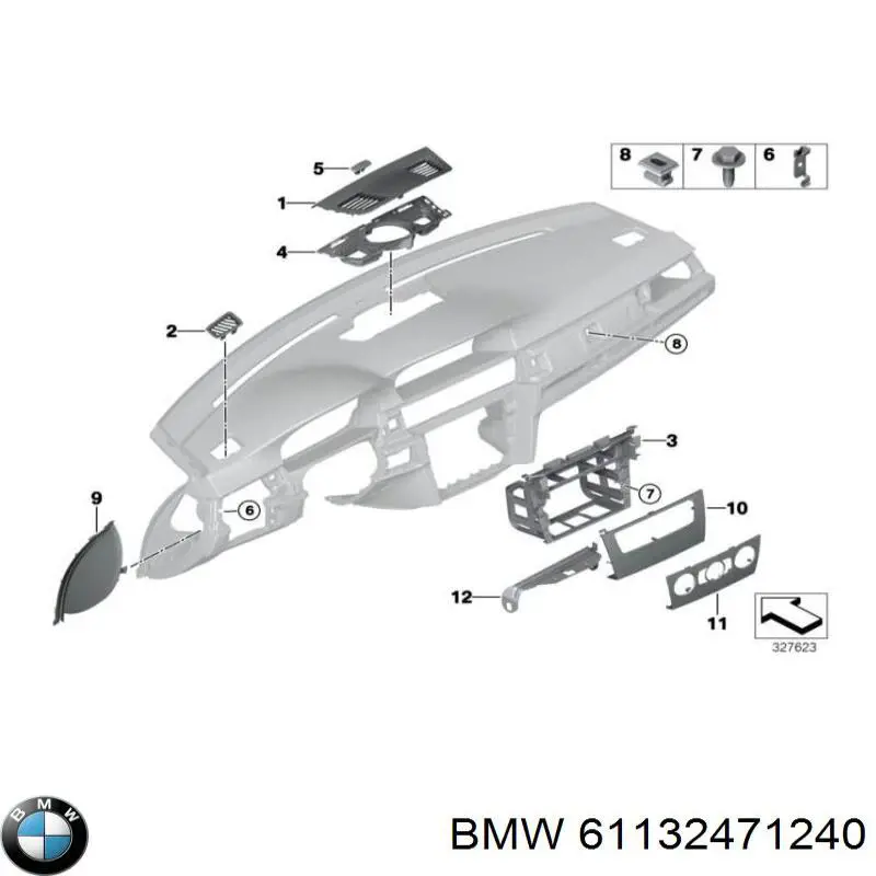  BMW 61132471240 ціна, від 14.26 USD