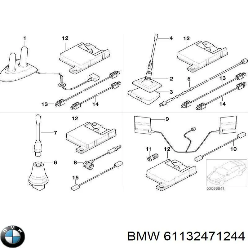 61132471244 BMW 