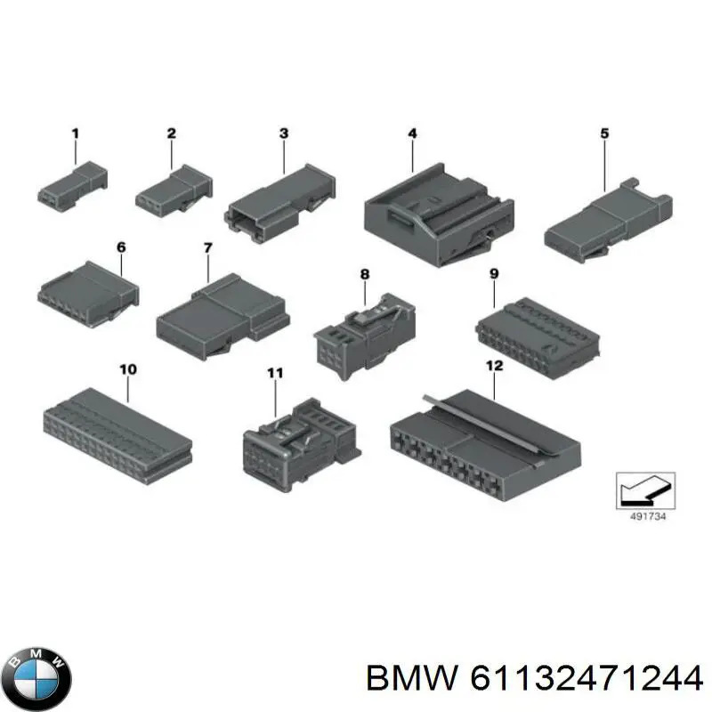 61132471244 BMW 