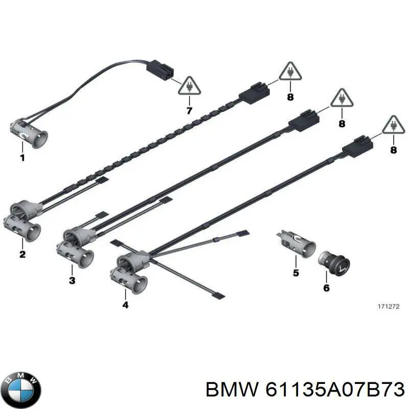  BMW 61135A07B73