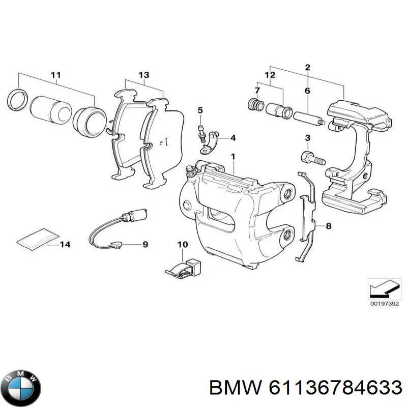  61136784633 BMW