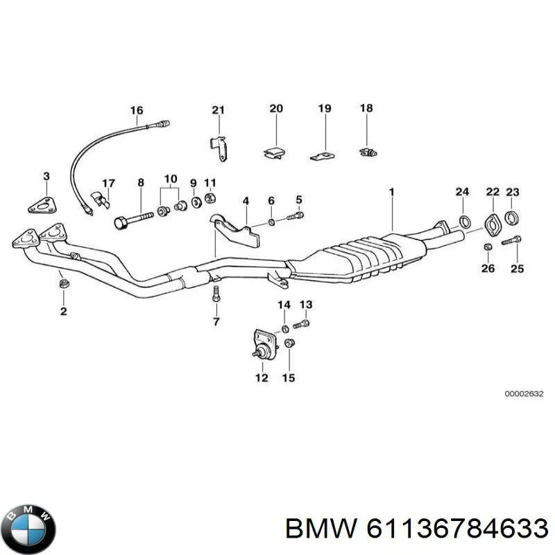  BMW 61136784633 ціна, від 3.65 USD