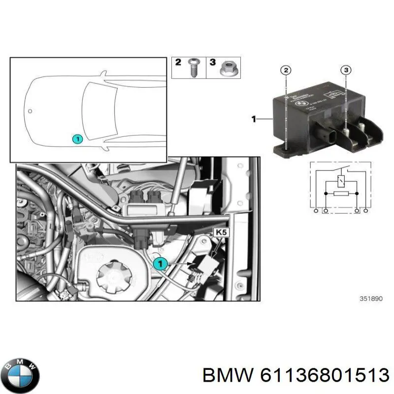 61136801513 BMW 
