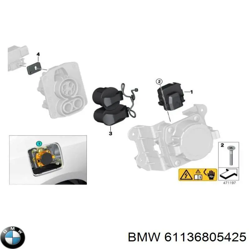 BMW 61136805425 ціна, від 134.00 USD