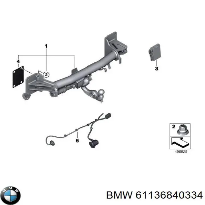 61136840334 BMW 