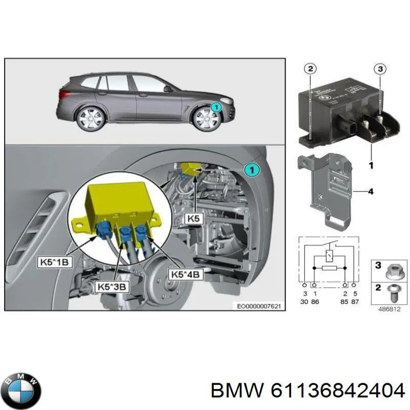  BMW 61136842404 ціна, від 6.33 USD