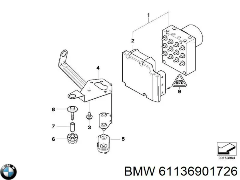 61136901726 BMW 