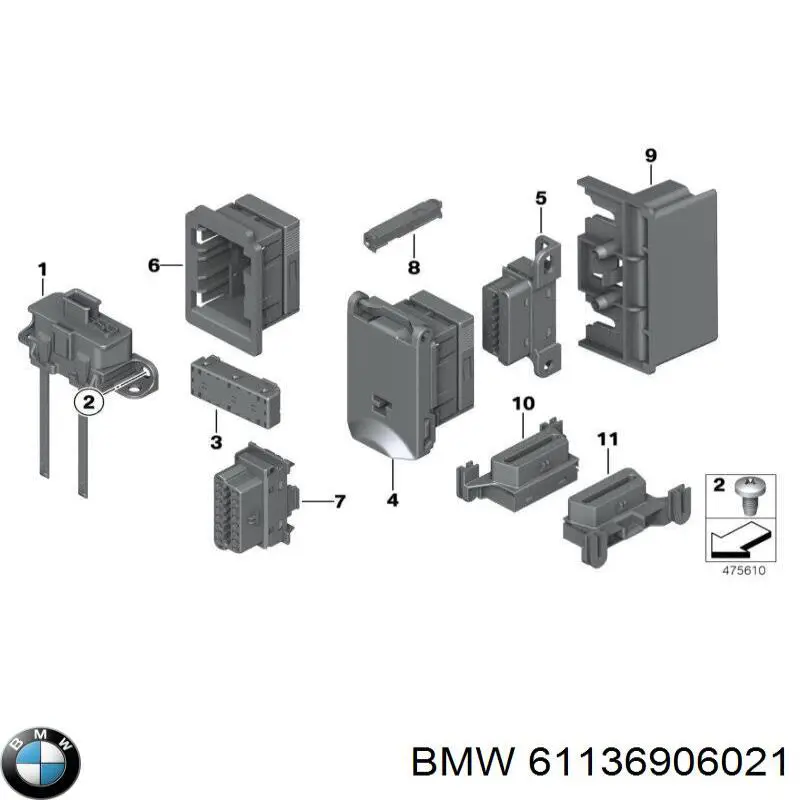 Купити 61136906021 BMW 
