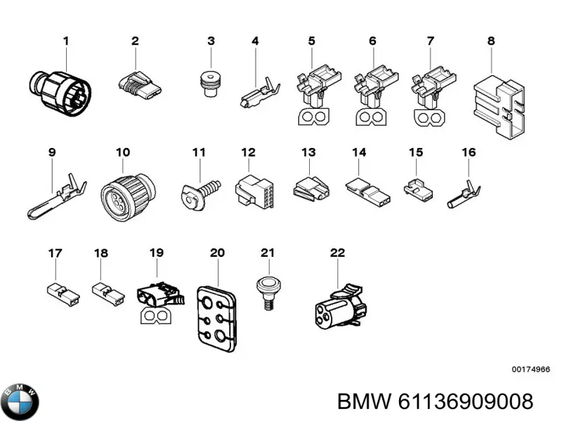 Купити 61136909008 BMW 