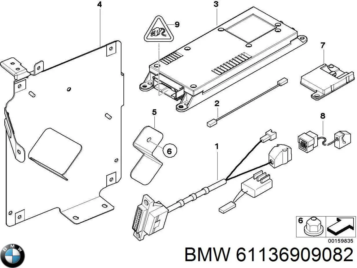  BMW 61136909082 ціна, від 5.95 USD