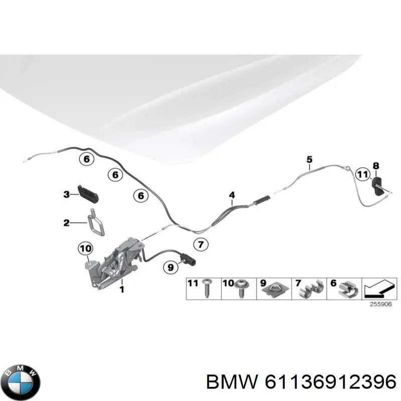  BMW 61136912396 ціна, від 3.79 USD