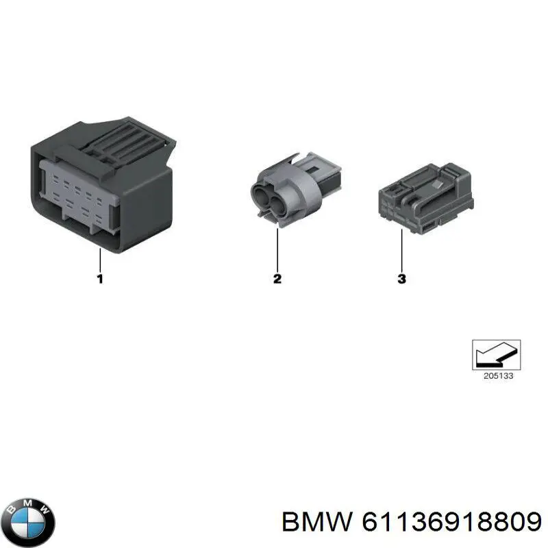  BMW 61136918809 ціна, від 5.54 USD