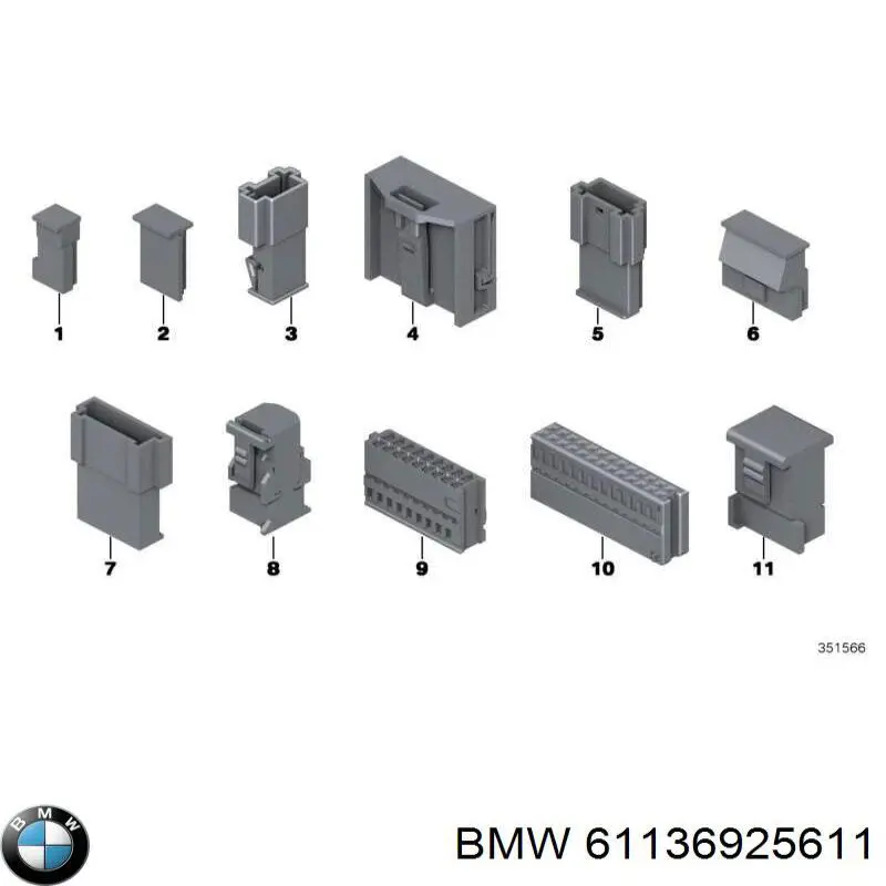  BMW 61136925611 ціна, від 1.84 USD