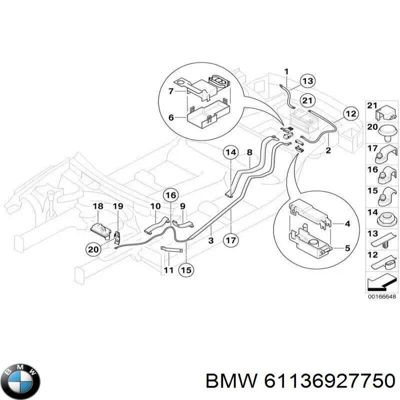  BMW 61136927750 ціна, від 11.24 USD