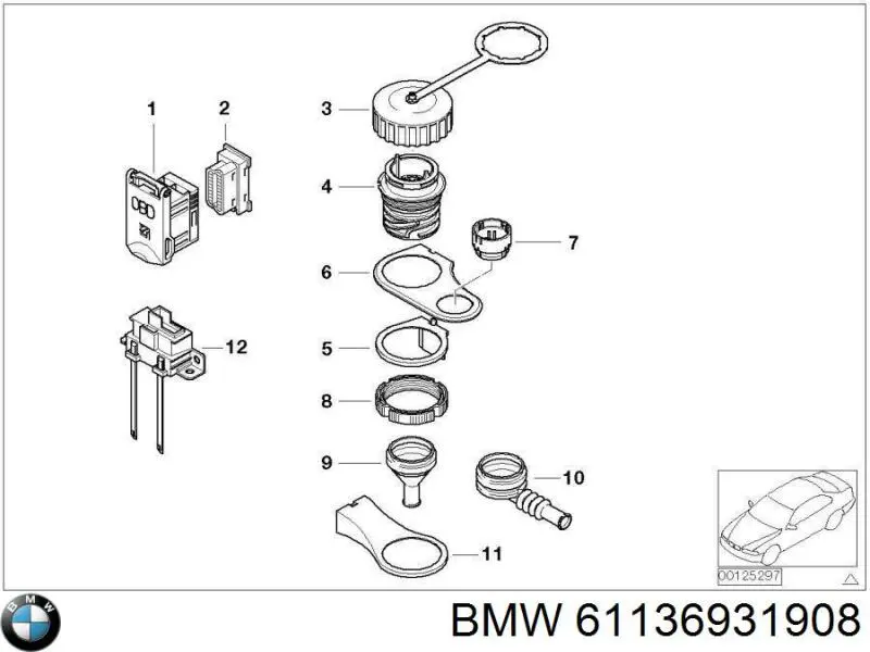 Купити 61136931908 BMW 