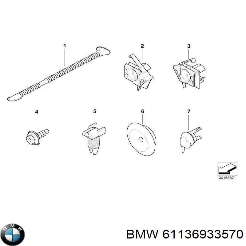 61136933570 BMW 