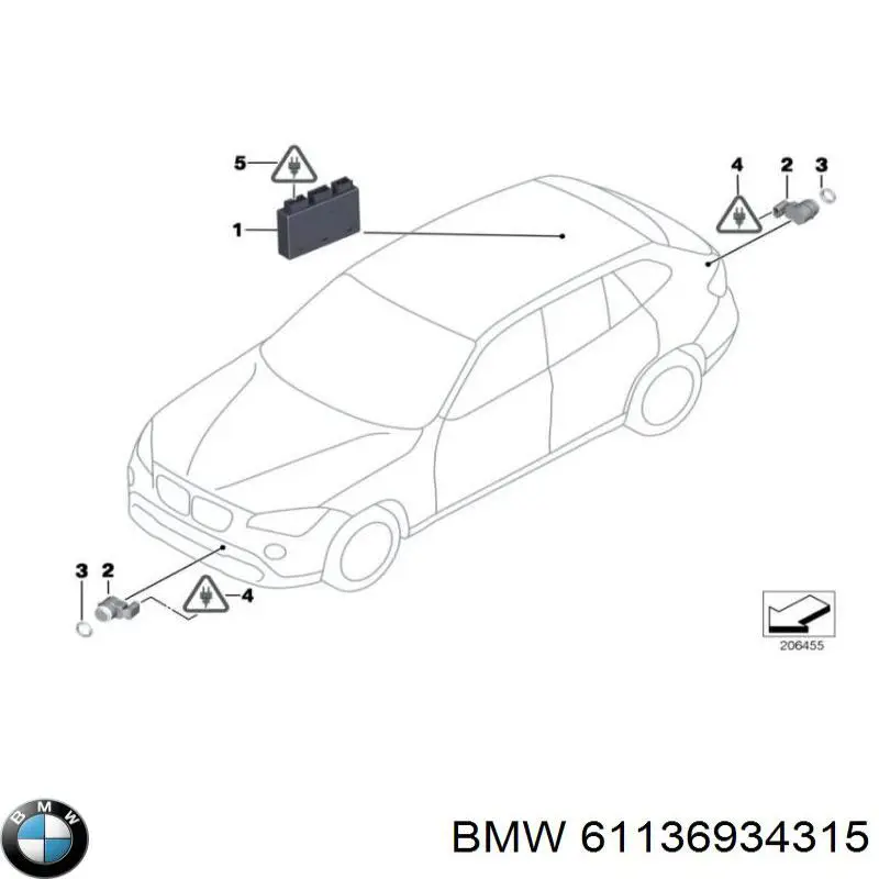  BMW 61136934315 ціна, від 3.03 USD