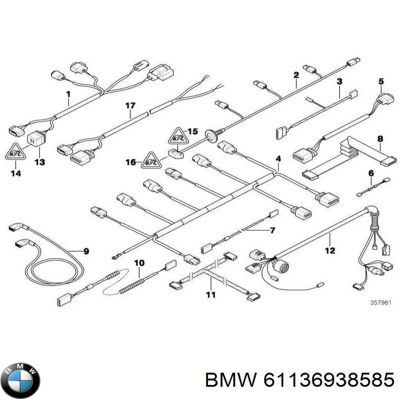 Купити 61136978337 BMW 
