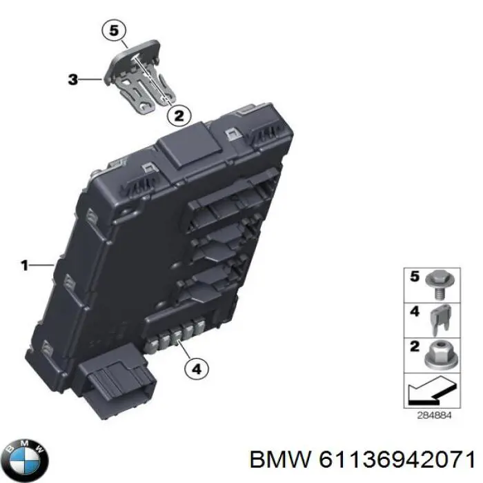 Запобіжник 61136942071 BMW