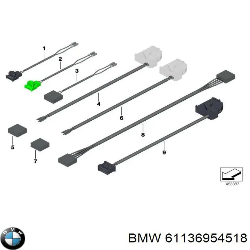 61136954518 BMW 
