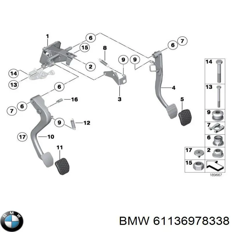  BMW 61136978338 ціна, від 26.83 USD