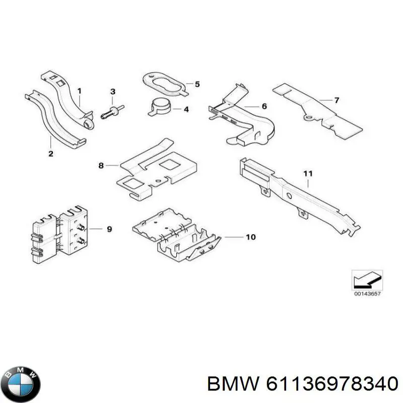 61136978340 BMW 