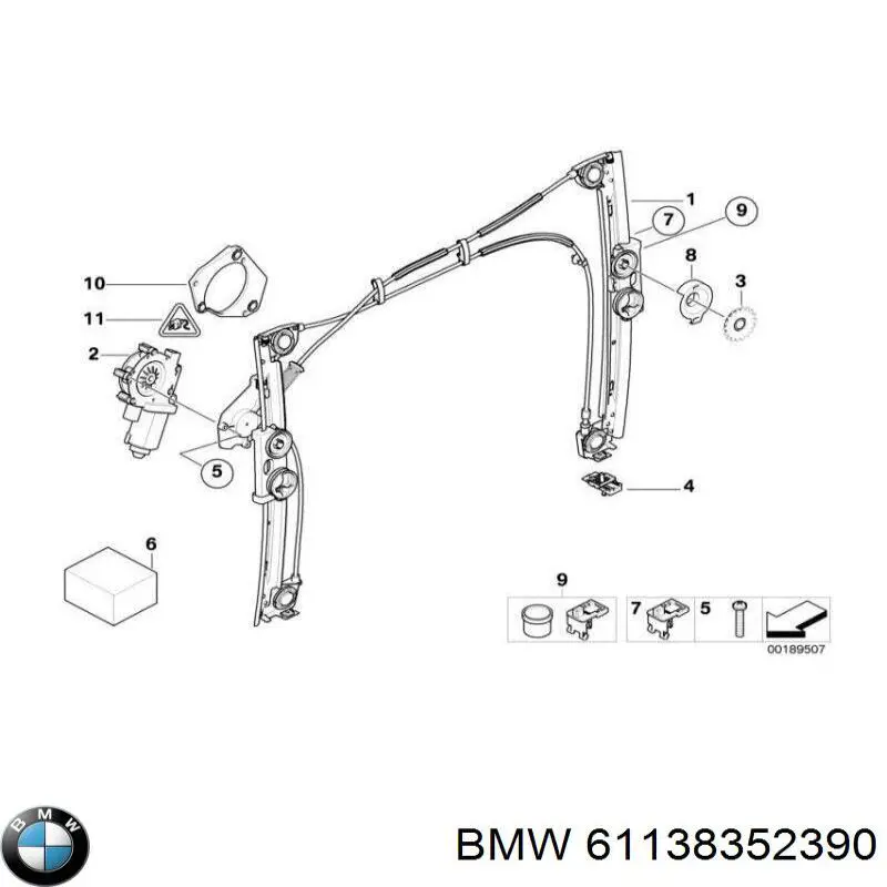 61138352390 BMW 