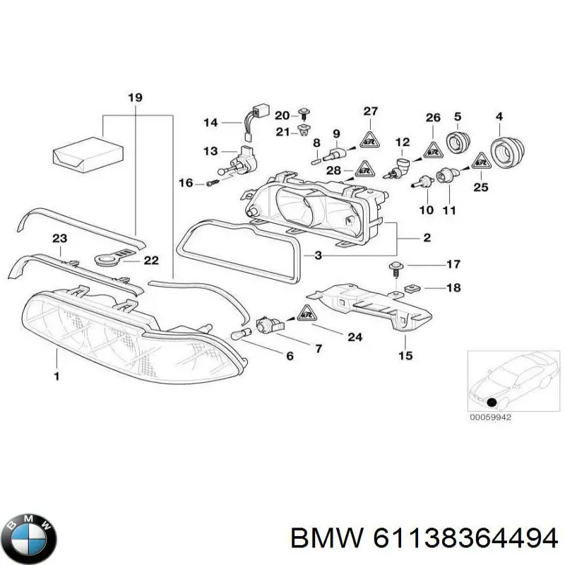 61138364494 BMW 