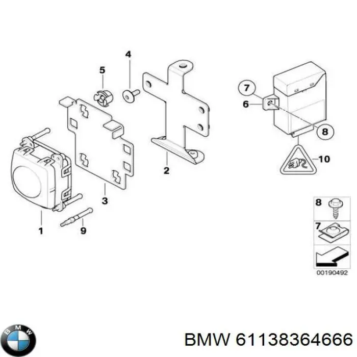  BMW 61138364666