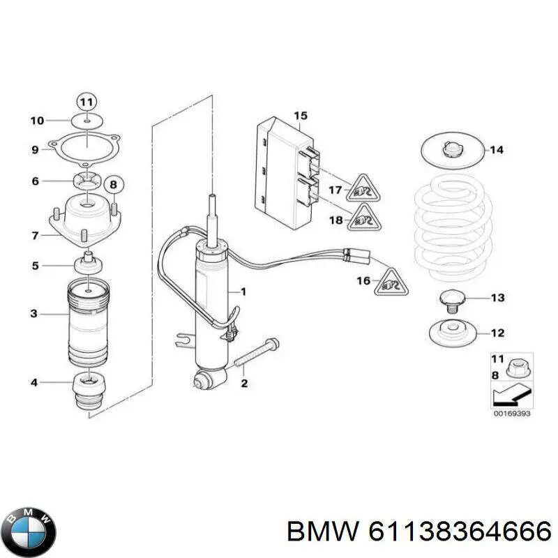 Купити 61138364666 BMW 