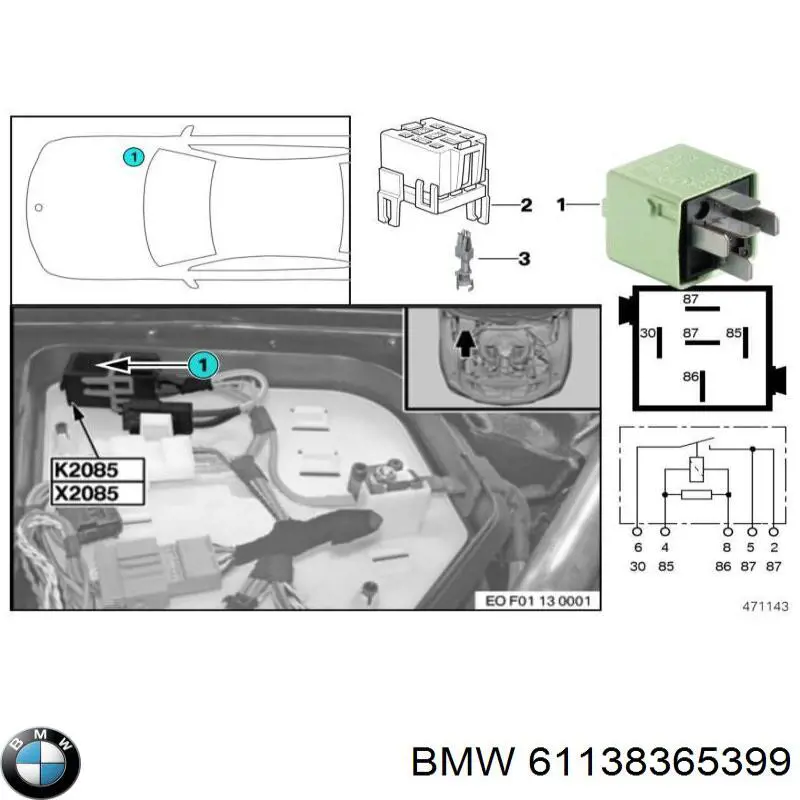 61108365385 BMW