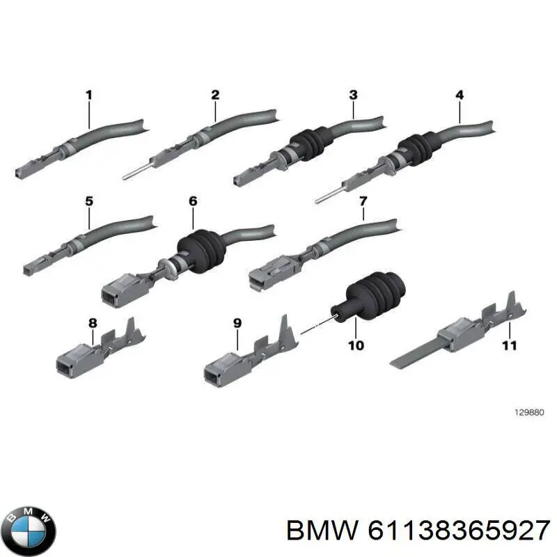  BMW 61138365927 ціна, від 6.30 USD