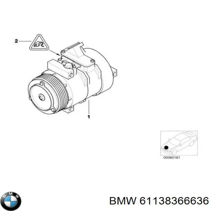61138366636 BMW 